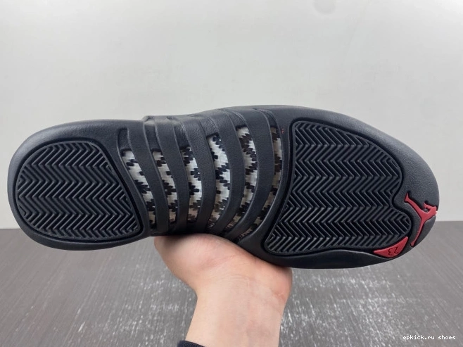 Rep CT8013-162 Air 12 Jordan Taxi Red 0729